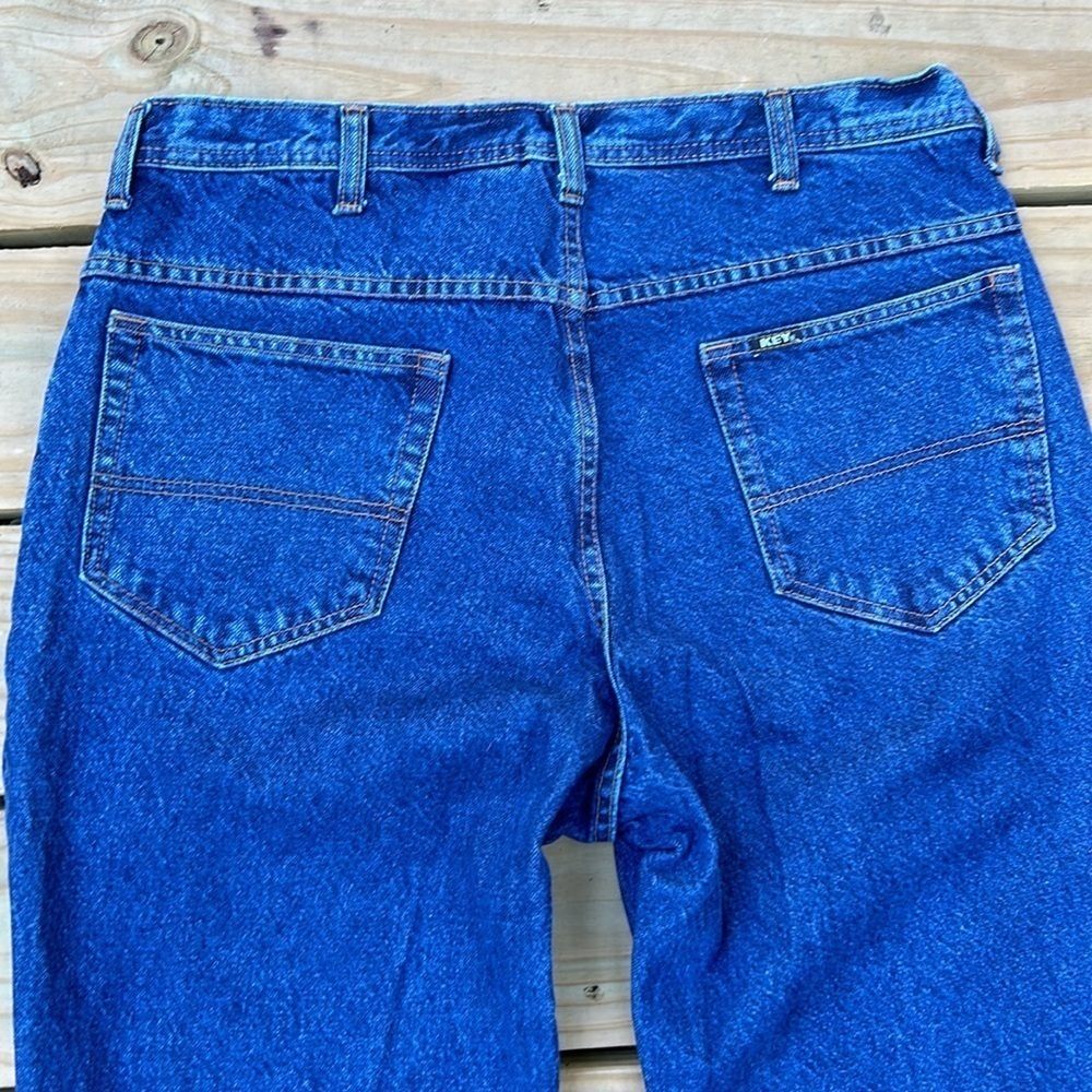 KEY Men’s Jeans Size W36 x L32 Dark Blue Like New Condition - Picture 10 of 13